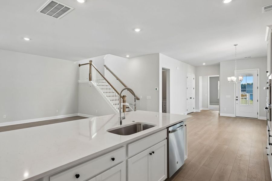 Furnished interior view inside a new home in Heron's Walk at Summers Corner, Summerville (Image 12).