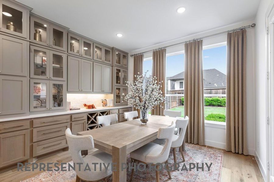 Furnished interior view inside a new home in Bridgeland, Cypress (Image 7).