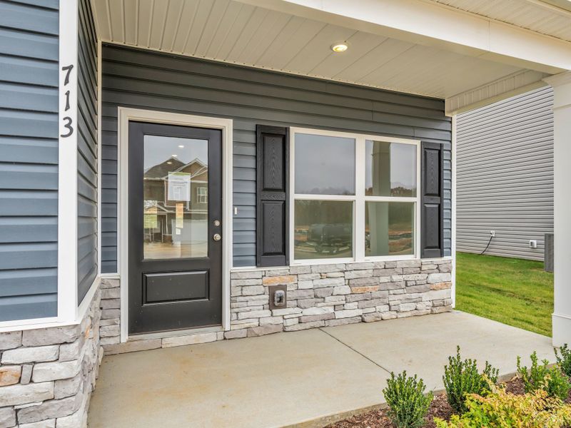 Exterior details and patio area of a home in Cantigny Park, Clarksville (Image 3).