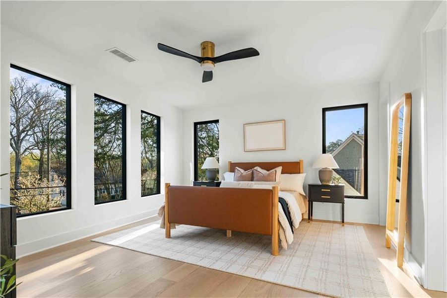 Furnished interior view inside a new home in , Atlanta (Image 7).