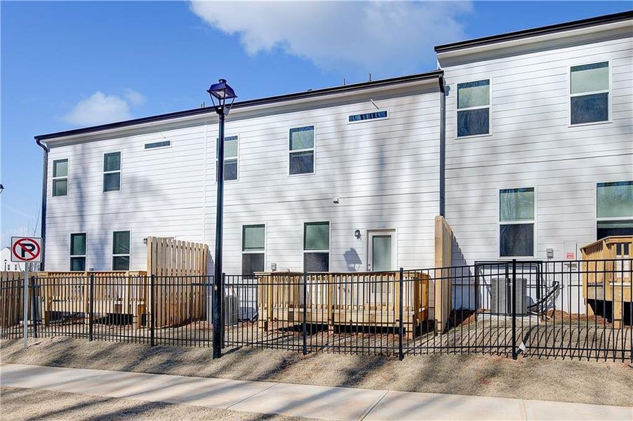 Exterior details and patio area of a home in Auburn Ridge, Riverdale (Image 4). Exterior details and patio area of a home in Auburn Ridge, Riverdale (Image 4).