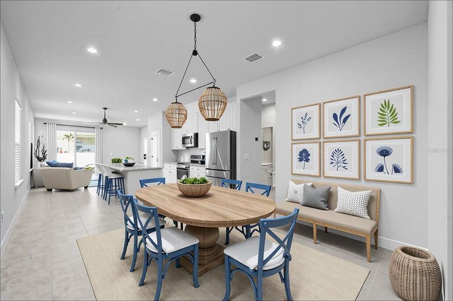 Furnished interior view inside a new home in , Lakewood Ranch (Image 24).
