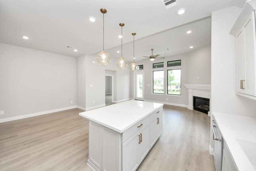 Furnished interior view inside a new home in Gatherings® at Chambers Creek: Duets Collection, Willis (Image 6). Furnished interior view inside a new home in Gatherings® at Chambers Creek: Duets Collection, Willis (Image 6).