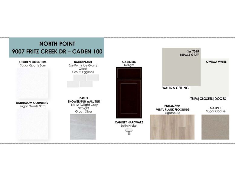 Sample of building materials used in homes in North Point, Temple (Image 11).