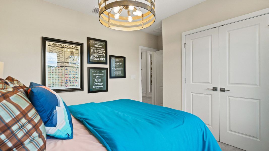 Representative furnished interior of a home built from the Castaway by DRB Homes in Willowbrook North, Winter Haven (Image 49).
