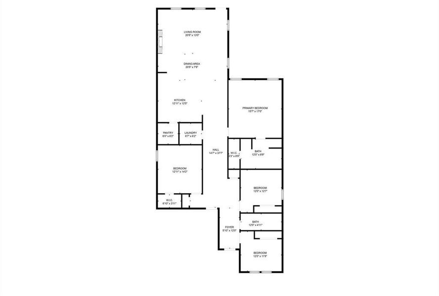 View of room layout View of room layout