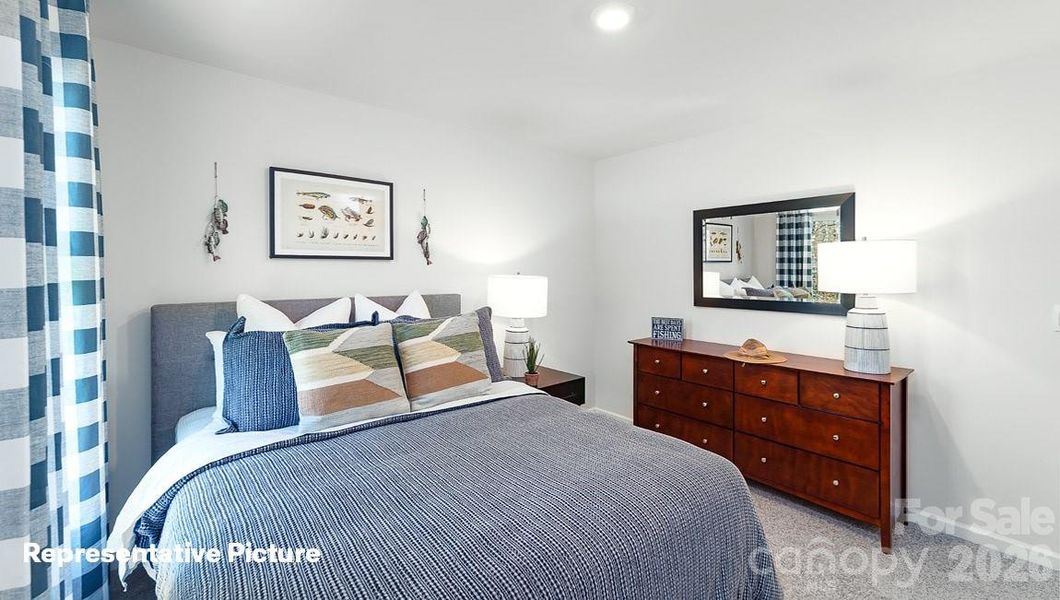 Furnished interior view inside a new home in Villages of Maiden, Maiden (Image 9).