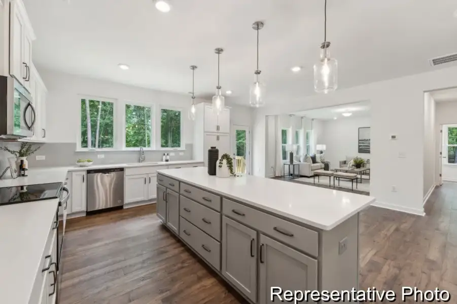 Furnished interior view inside a new home in Meadowview, Pittsboro (Image 5).