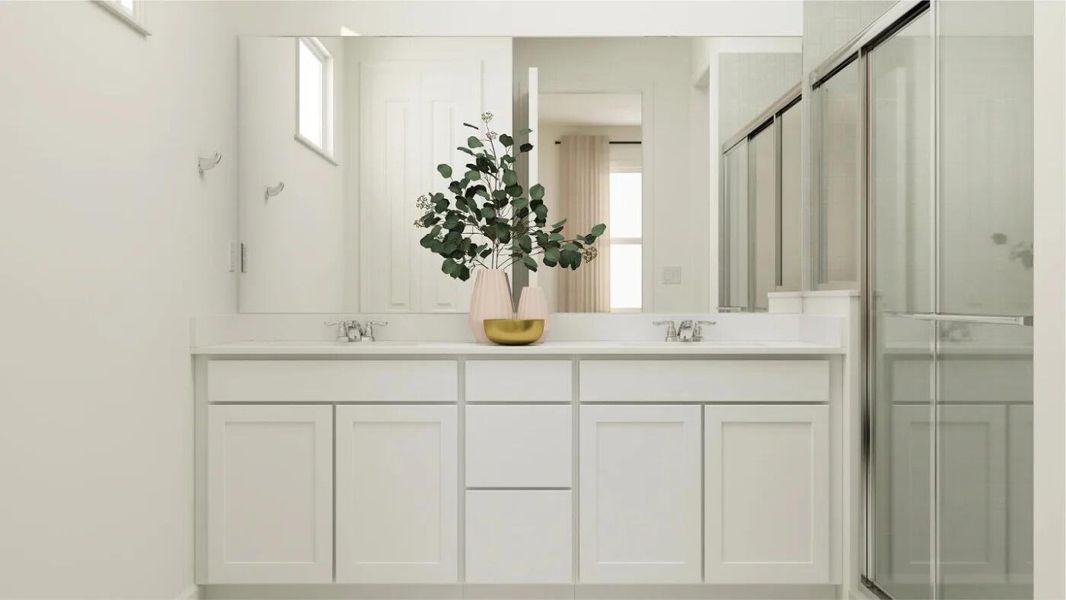 Furnished interior view inside a new home in Arden: The Providence Collection, Loxahatchee (Image 8).