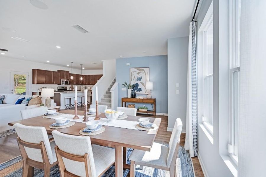 Furnished interior view inside a new home in Heritage River, Euharlee (Image 6).