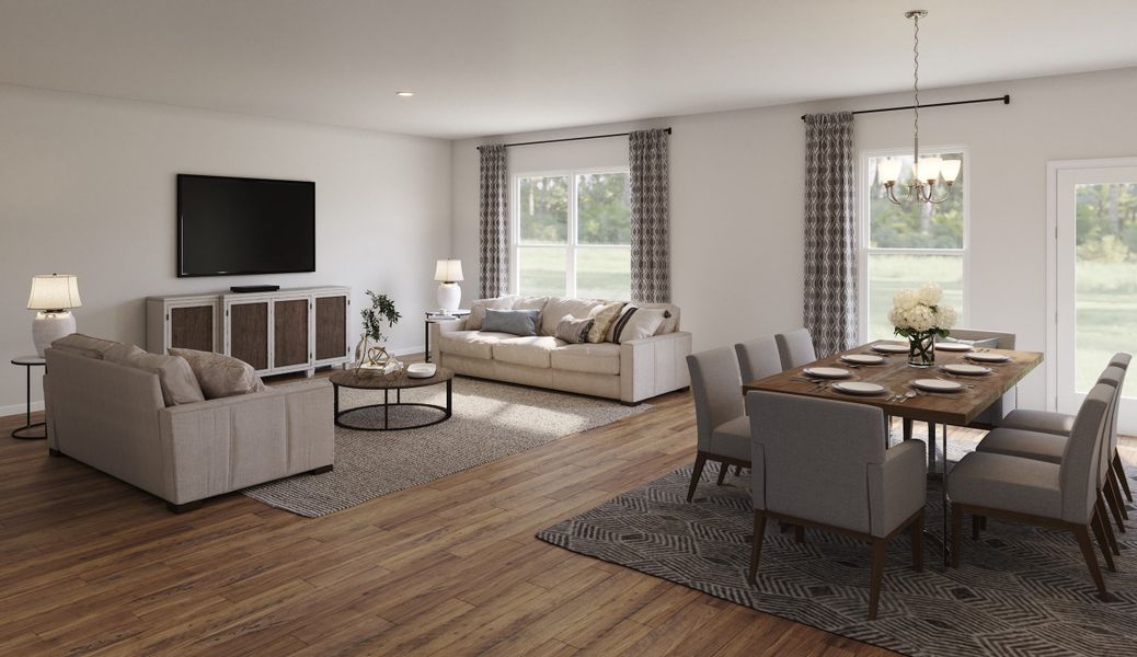 Furnished interior view inside a new home in Somerset: Select Collection, Myrtle Beach (Image 3). Furnished interior view inside a new home in Somerset: Select Collection, Myrtle Beach (Image 3).