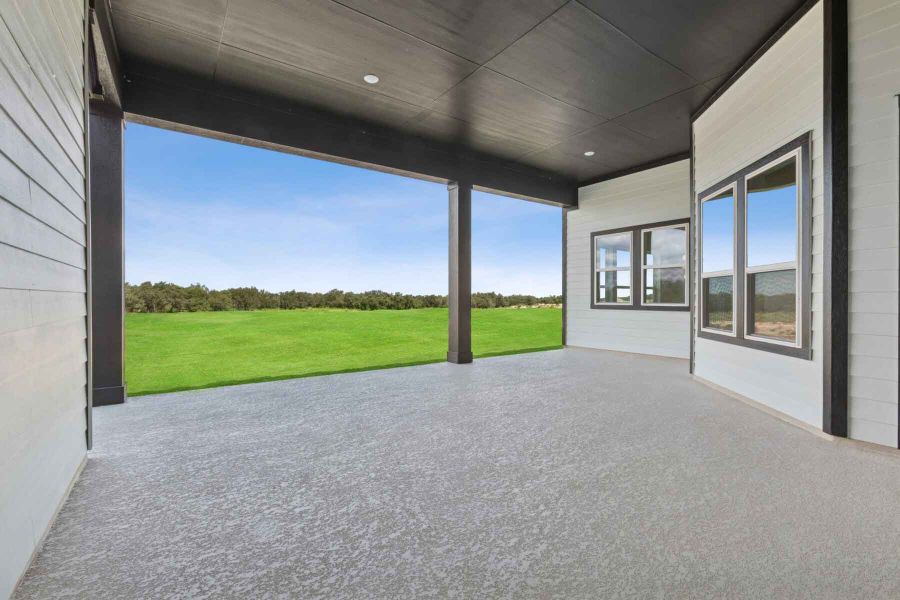 Representative exterior details of a home built from the The Aldenridge by David Weekley Homes in Rees Landing Estates, Spicewood (Image 3). Representative exterior details of a home built from the The Aldenridge by David Weekley Homes in Rees Landing Estates, Spicewood (Image 3).