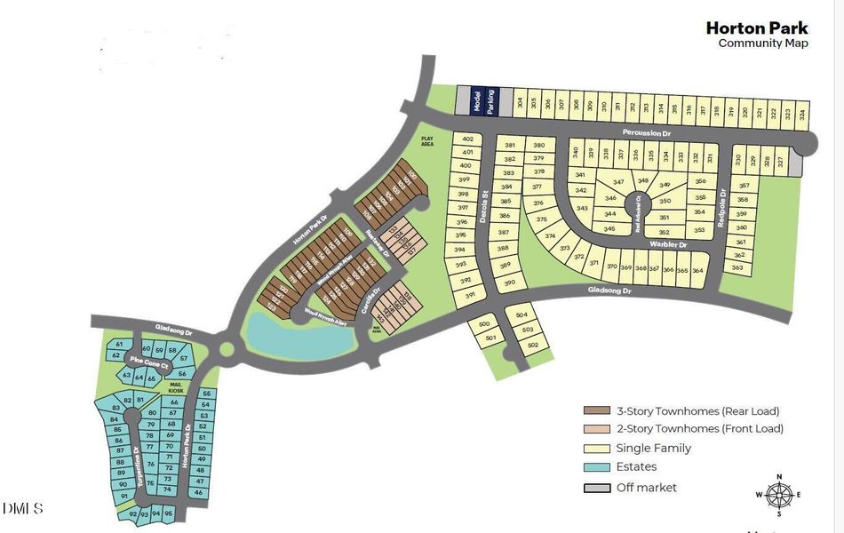 Horton Park Site Map