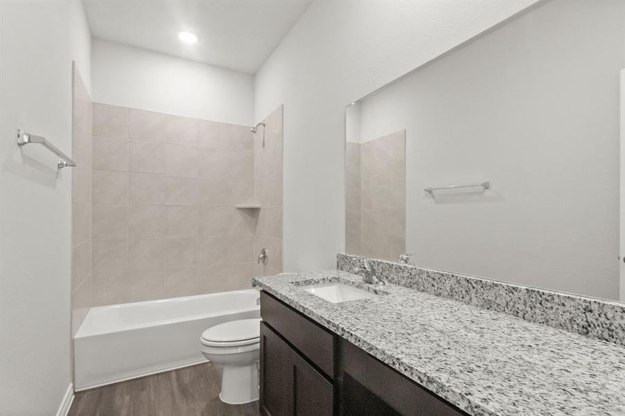 Furnished interior view inside a new home in Retreat at Fossil Creek, Fort Worth (Image 5). Furnished interior view inside a new home in Retreat at Fossil Creek, Fort Worth (Image 5).