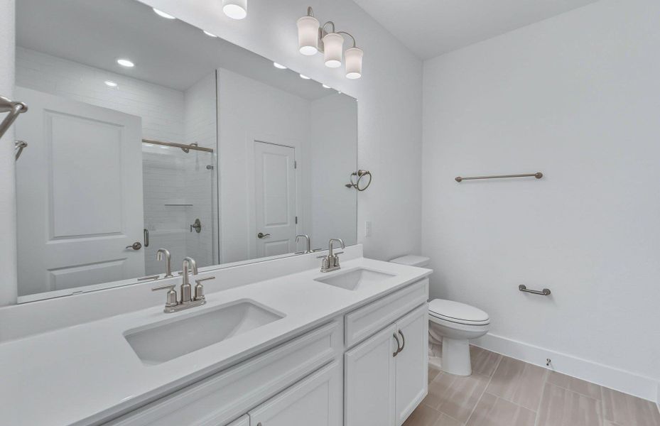 Furnished interior view inside a new home in Saddleback at Santa Rita Ranch, Liberty Hill (Image 6).