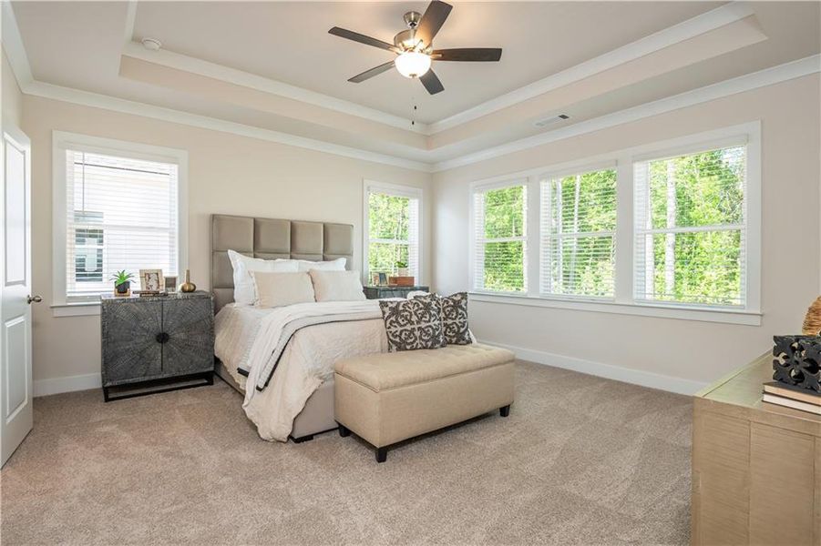 Furnished interior view inside a new home in , Flowery Branch (Image 6).
