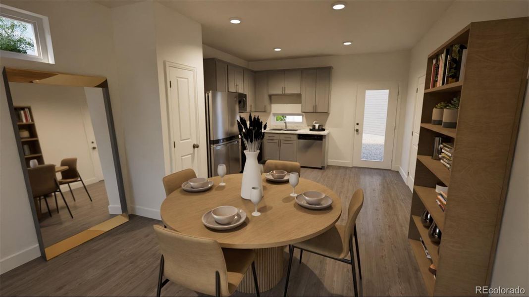 Furnished interior view inside a new home in , Aurora (Image 4).