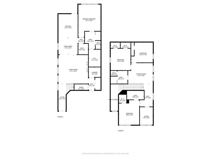 View of floor plan / room layout