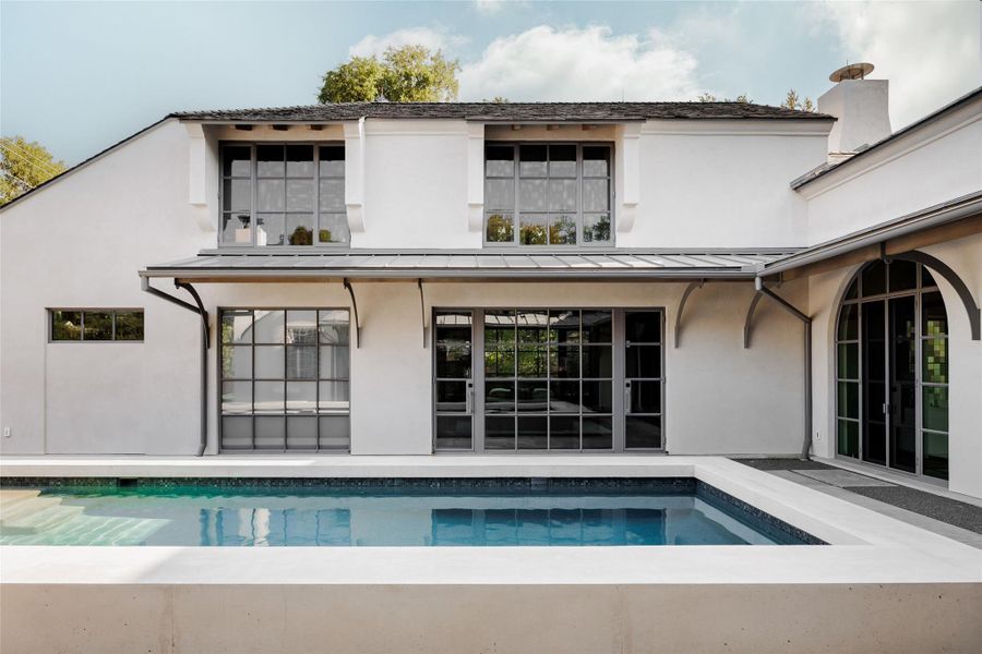 Exterior details and patio area of a home in , Austin (Image 22).