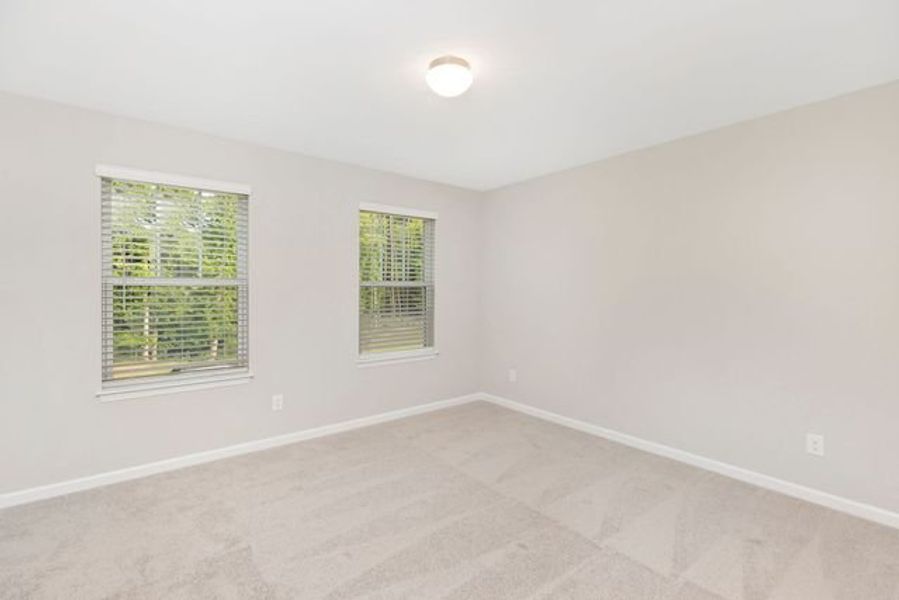Representative unfurnished interior of a home built from the Tate by True Homes in Beaver Creek, Statesville (Image 18).