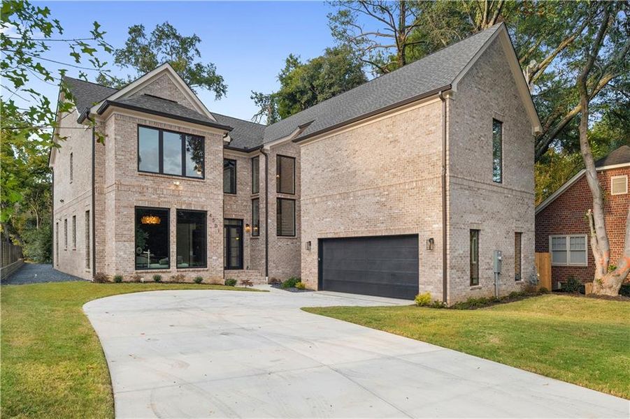 Front exterior of a new home in , Atlanta, GA, highlighting curb appeal (Image 2).