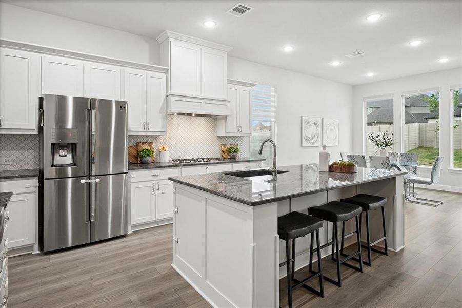 Furnished interior view inside a new home in , Northlake (Image 33).