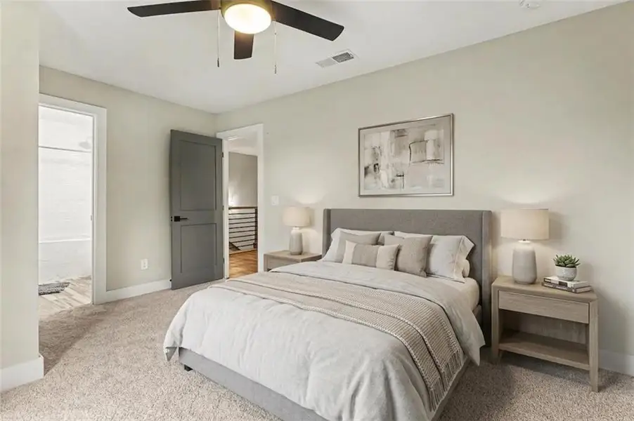 Furnished interior view inside a new home in , Loganville (Image 10).