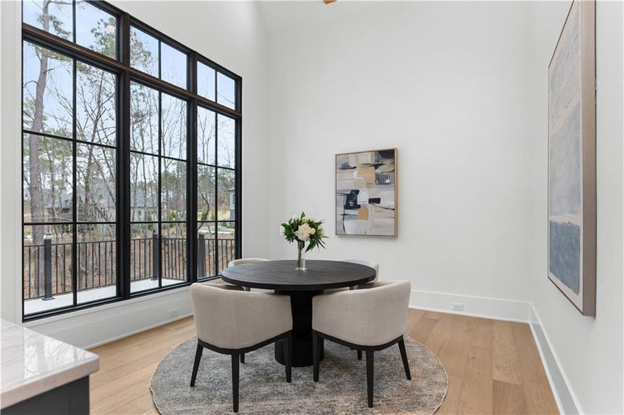 Furnished interior view inside a new home in , Greensboro (Image 44). Furnished interior view inside a new home in , Greensboro (Image 44).