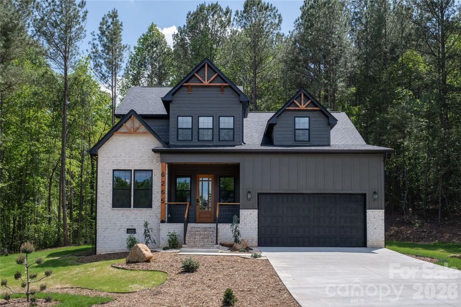 Front exterior of a new home in , Hickory, NC, highlighting curb appeal (Image 2). Front exterior of a new home in , Hickory, NC, highlighting curb appeal (Image 2).