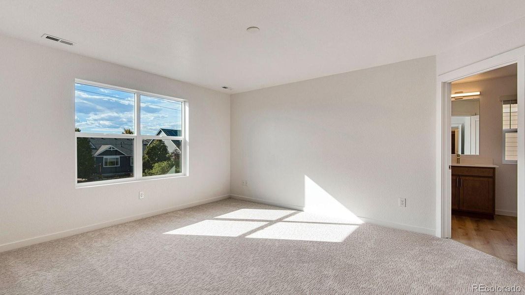 Spacious, unfurnished interior of a new home in Trails at Crowfoot, Parker (Image 37). Spacious, unfurnished interior of a new home in Trails at Crowfoot, Parker (Image 37).
