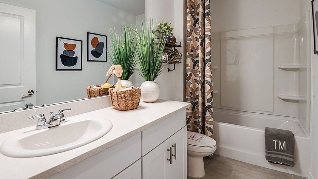 Representative furnished interior of a home built from the Magnolia by Taylor Morrison in Riverfront, Edgewater (Image 18).