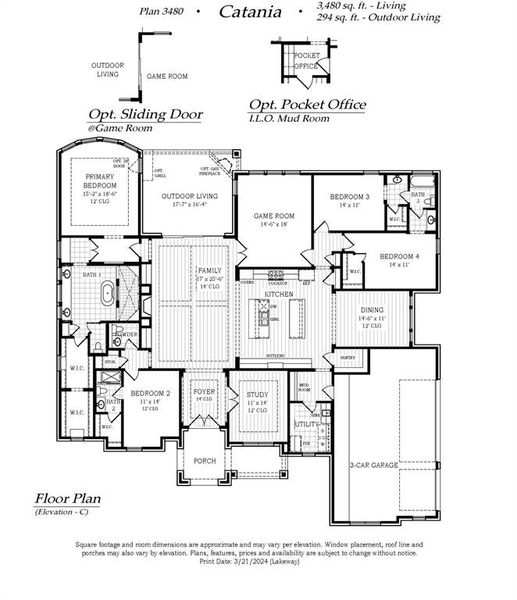 2D floor plan layout of this home in Lakeway Estates, Waxahachie, TX (Image 4). 2D floor plan layout of this home in Lakeway Estates, Waxahachie, TX (Image 4).