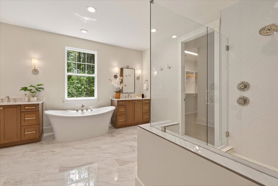 Representative furnished interior of a home built from the Marin-Expanded by Classica Homes in Riverchase Estates, Lancaster (Image 71).