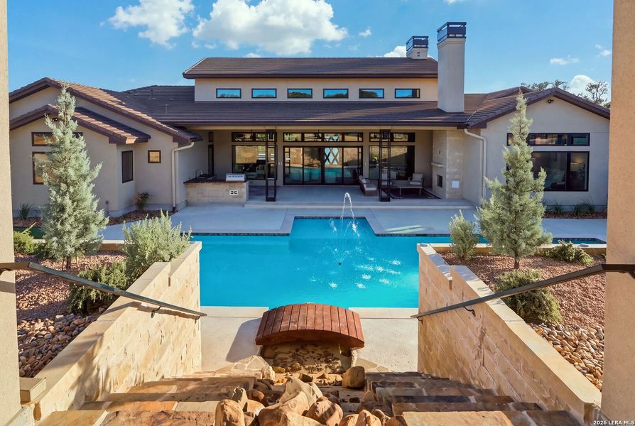 Exterior details and patio area of a home in , Boerne (Image 4).
