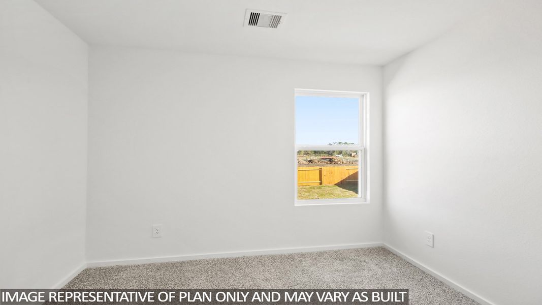 Representative unfurnished interior of a home built from the Dallas by D.R. Horton in New Waverly Station, New Waverly (Image 20).