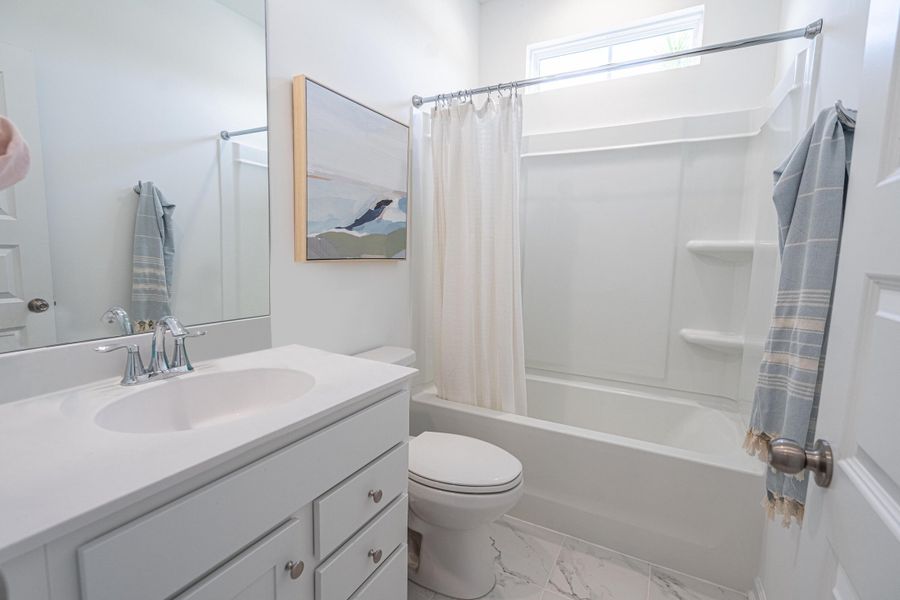 Furnished interior view inside a new home in Sweetgrass at Summers Corner, Summerville (Image 5).