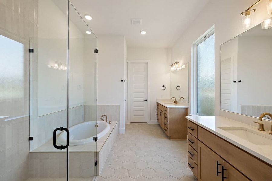 Furnished interior view inside a new home in Lariat, Liberty Hill (Image 16).