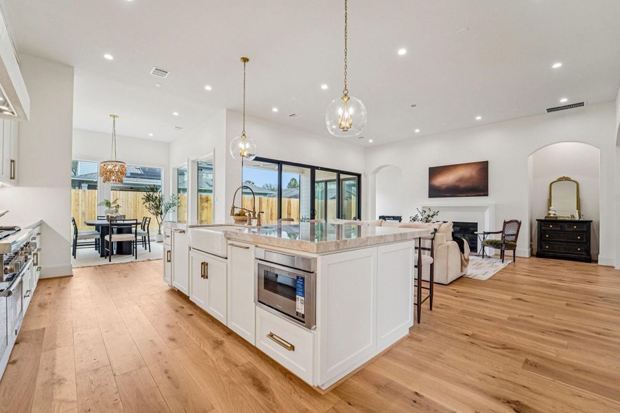 Furnished interior view inside a new home in , Houston (Image 41).