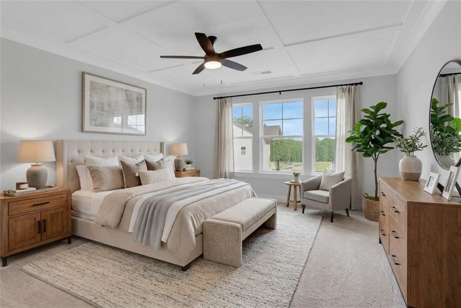 Furnished interior view inside a new home in Villas at Dawsonville, Dawsonville (Image 5). Furnished interior view inside a new home in Villas at Dawsonville, Dawsonville (Image 5).