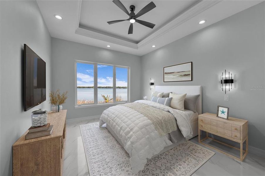 Furnished interior view inside a new home in , Punta Gorda (Image 16).