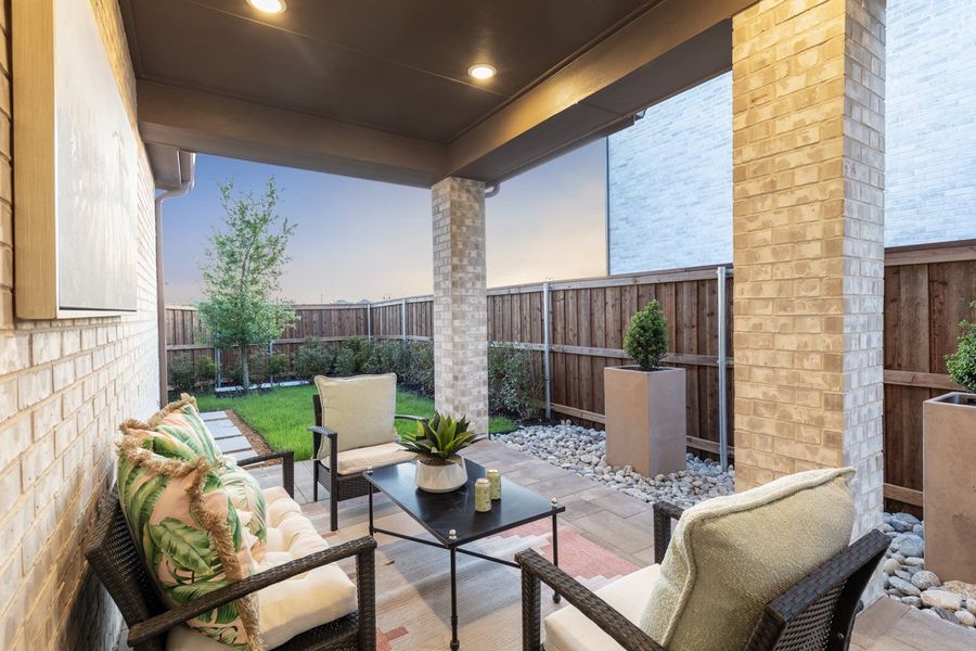 Representative Patio - some options shown