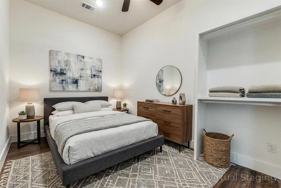 Furnished interior view inside a new home in , Dallas (Image 15).