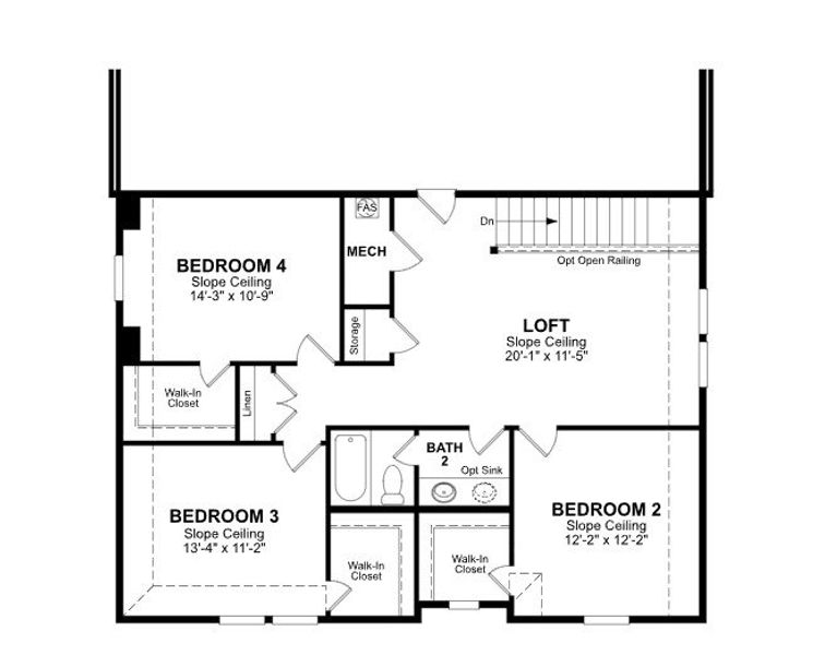 2D floor plan layout of this home in Chalk Hill, Celina, TX (Image 5). 2D floor plan layout of this home in Chalk Hill, Celina, TX (Image 5).