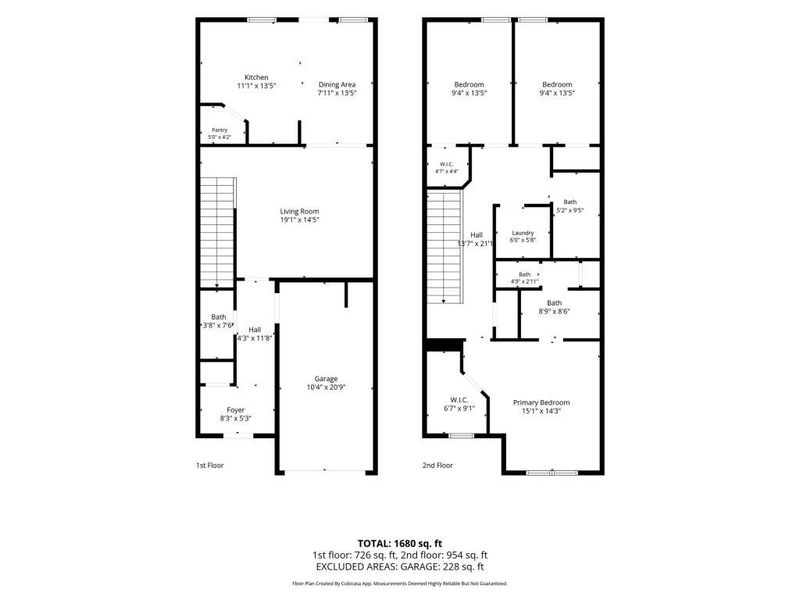 2D floor plan layout of this home in , Cartersville, GA (Image 5).