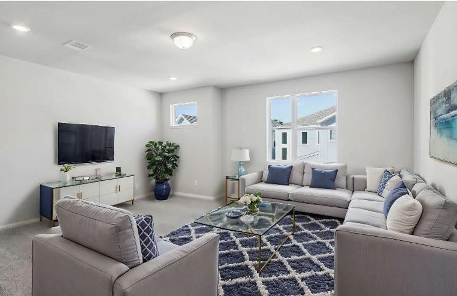 Photo is not of the actual home, but is an inspirational photo of builder’s model home and may depict options, furnishings, and/or decorator features that are not included
