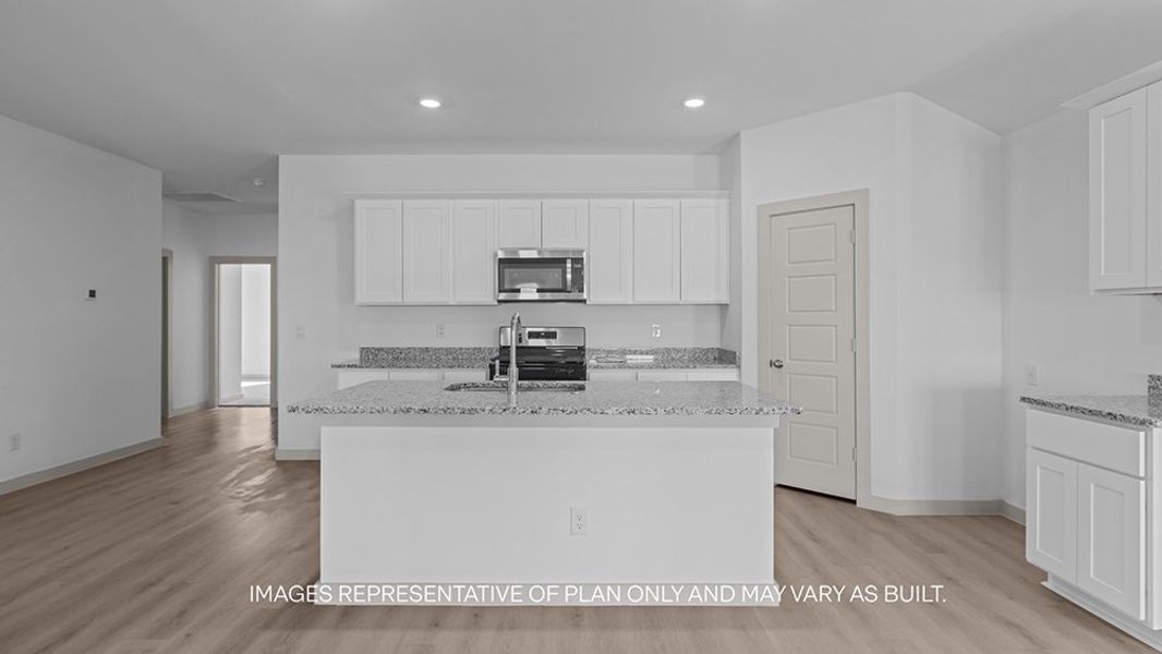 Furnished interior view inside a new home in Overlook West, Wolfforth (Image 3).