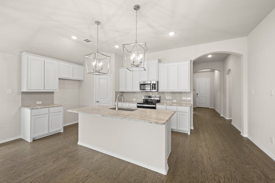 Furnished interior view inside a new home in Summer Crest, Fort Worth (Image 6).