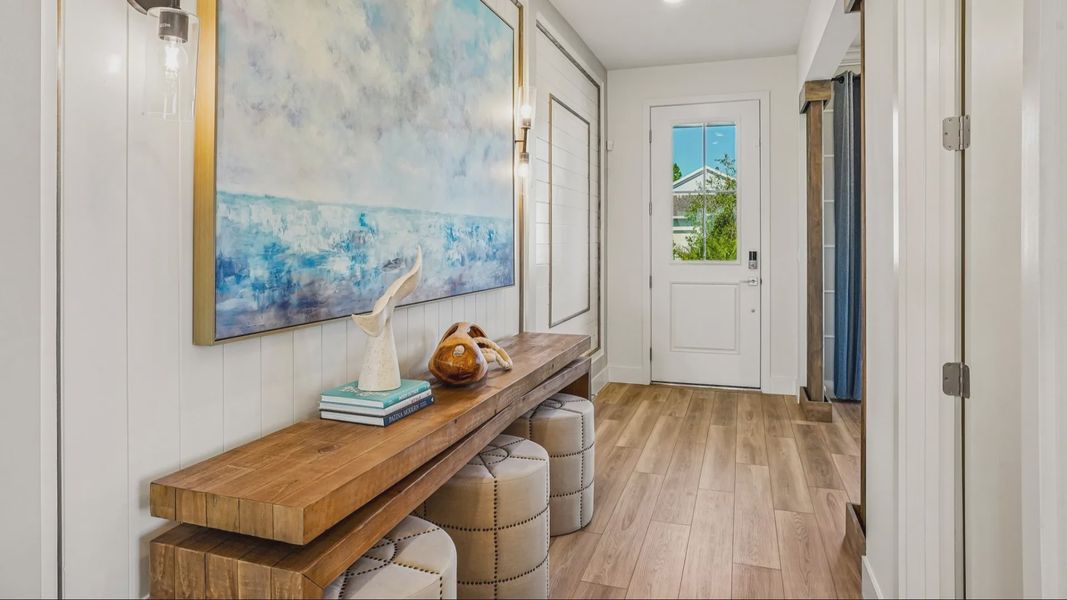 Oleander Floor Plan Interior Entry by DRB Homes in Ardisia Park in New Smyrna Beach, FL