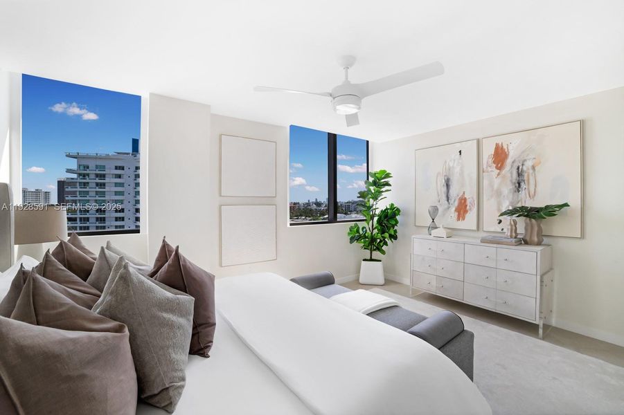 Furnished interior view inside a new home in , Bay Harbor Islands (Image 43). Furnished interior view inside a new home in , Bay Harbor Islands (Image 43).