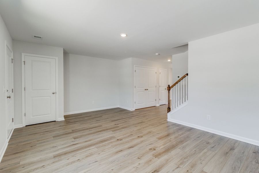 Spacious, unfurnished interior of a new home in Astoria, Columbia (Image 14). Spacious, unfurnished interior of a new home in Astoria, Columbia (Image 14).